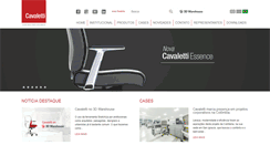 Desktop Screenshot of cavaletti.com.br